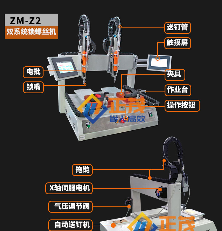 正茂坐标式自动锁螺丝机